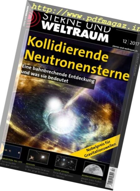 Sterne und Weltraum – Dezember 2017 Cover