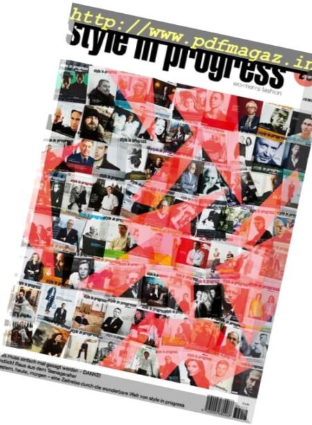 Style in Progress – N 3, 2017 Cover