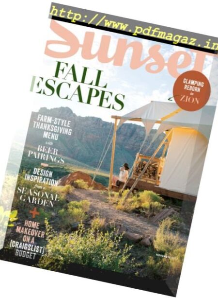 Sunset – November 2017 Cover