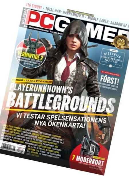 Svenska PC Gamer – November-December 2017 Cover