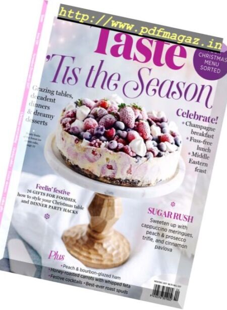 Taste New Zealand – November-December 2017 Cover