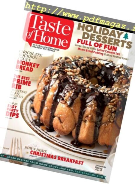 Taste of Home – December 2017 Cover