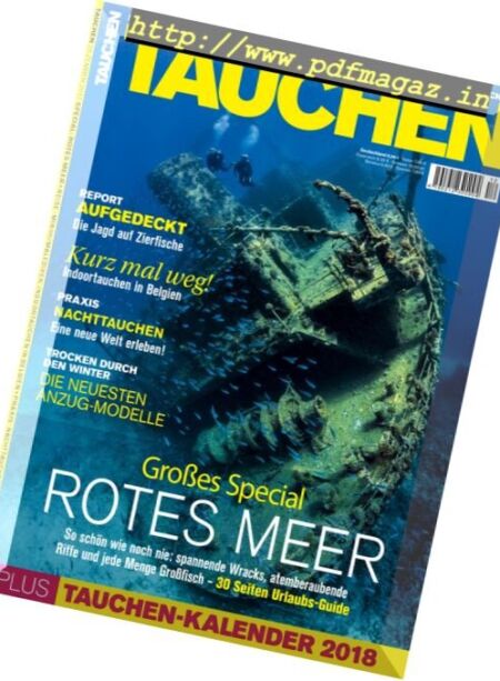 Tauchen – Dezember 2017 Cover