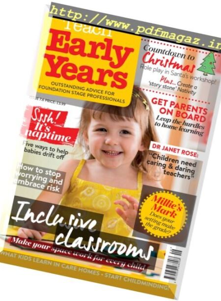 Teach Early Years – November 2017 Cover