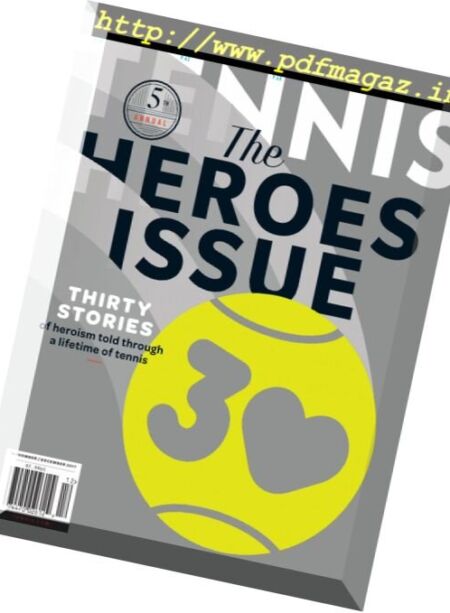 Tennis Magazine USA – November 2017 Cover