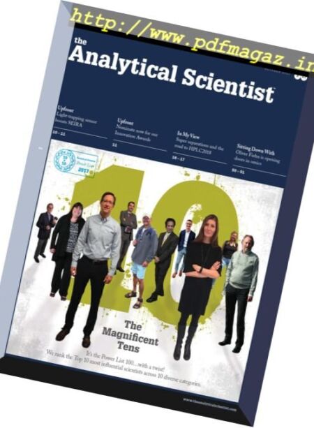 The Analytical Scientist – October 2017 Cover