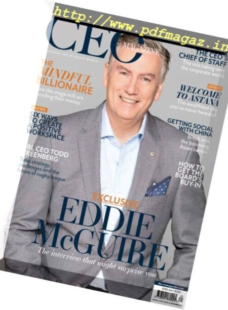 The CEO Magazine Australia – November 2017 Cover