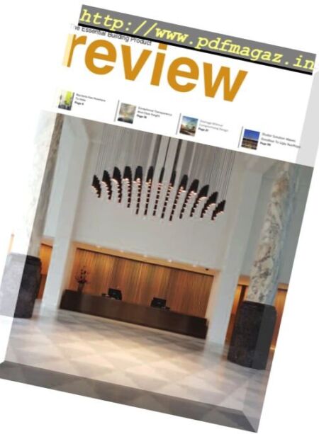 The Essential Building Product Review – November 2017 Cover