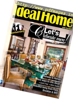 The Ideal Home and Garden India – November 2017