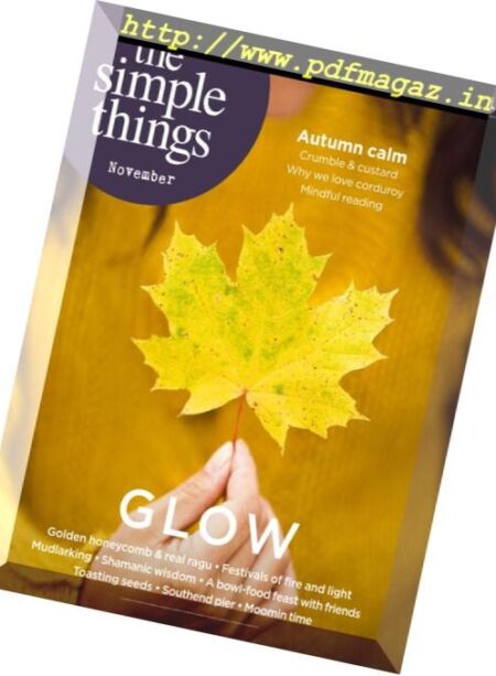The Simple Things – November 2017 Cover