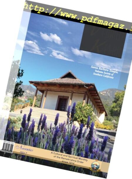 The Vedanta Kesari – November 2017 Cover