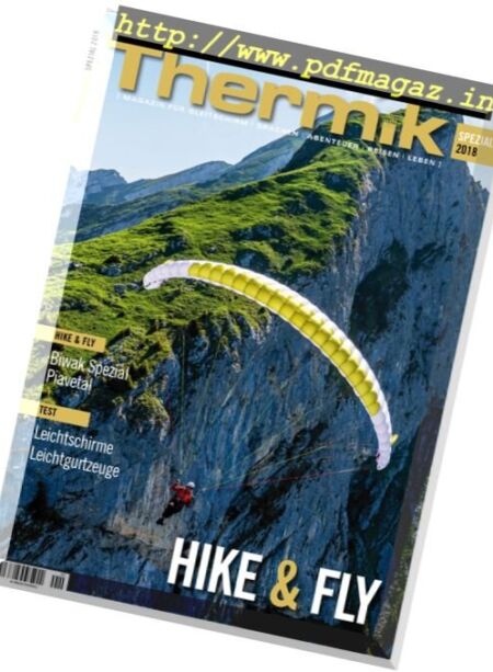 Thermik Spezial Hike & Fly – November 2017 Cover