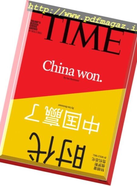 Time International Edition – 13 November 2017 Cover
