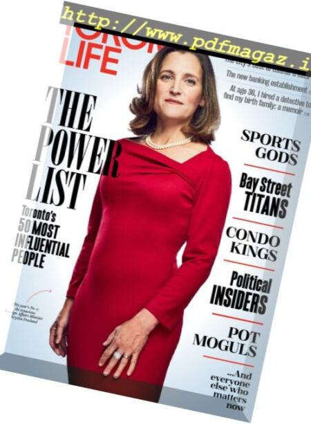 Toronto Life – December 2017 Cover