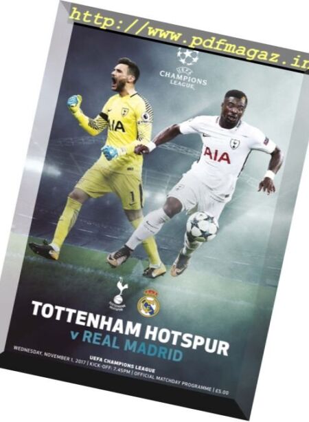 Tottenham Hotspur – November 2017 Cover