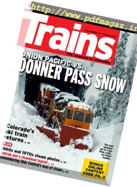 Trains – December 2017 Cover