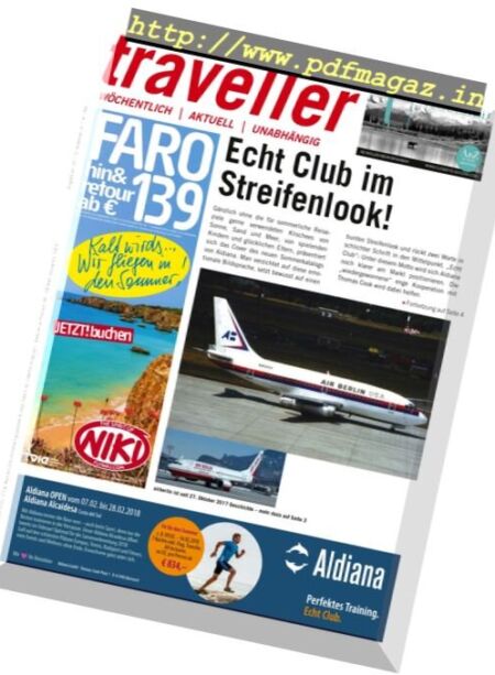 Traveller Austria – 2 November 2017 Cover
