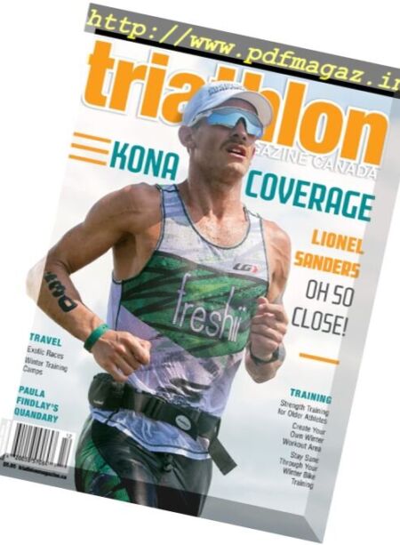 Triathlon Magazine Canada – November-December 2017 Cover