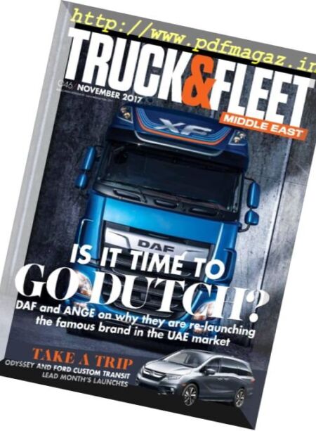 Truck & Fleet Middle East – November 2017 Cover