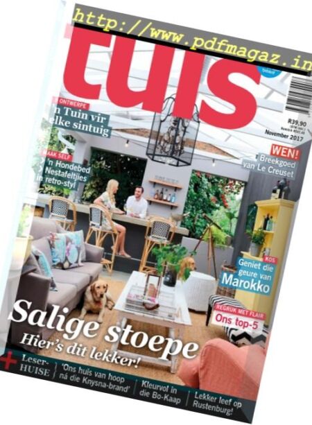 Tuis – Oktober 2017 Cover