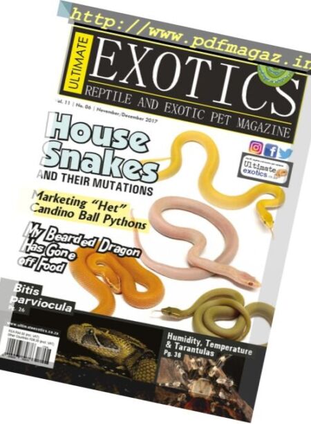 Ultimate Exotics – November-December 2017 Cover