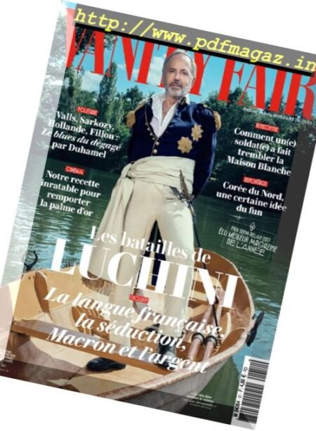 Vanity Fair France – Octobre 2017 Cover