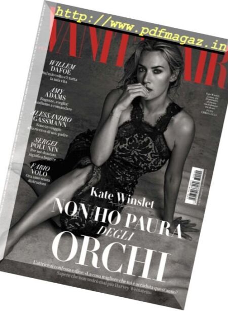 Vanity Fair Italia – 22 Novembre 2017 Cover