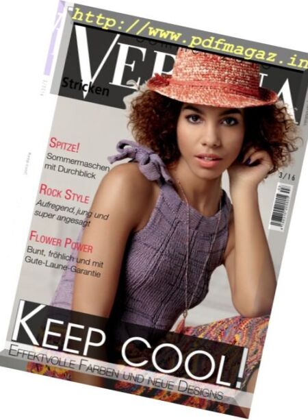 Verena Stricken – Sommer 2016 Cover