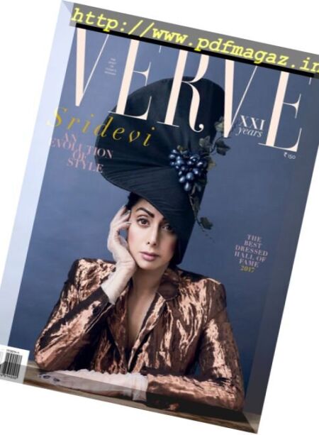 Verve – October 2017 Cover