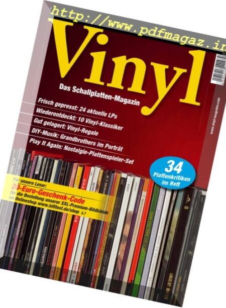 Vinyl Germany – Dezember-Januar 2017 Cover