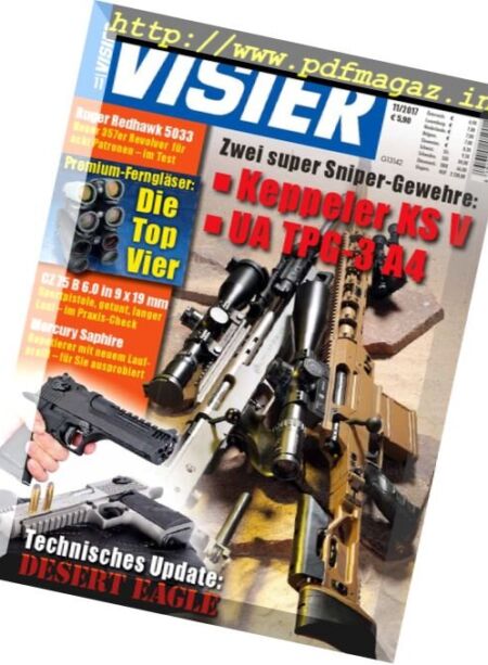Visier Germany – November 2017 Cover