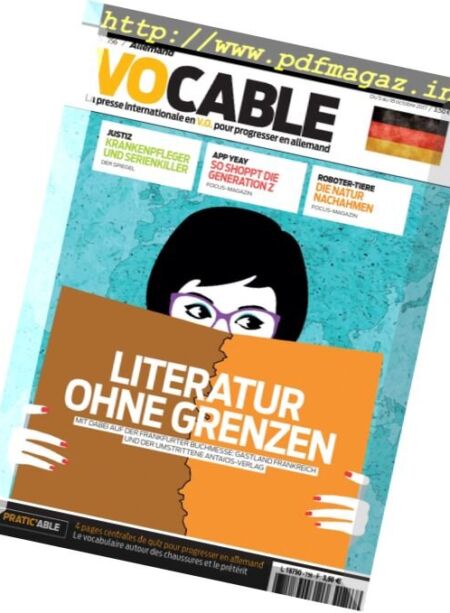 Vocable Allemand – 5 octobre 2017 Cover