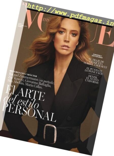 Vogue Espana – noviembre 2017 Cover