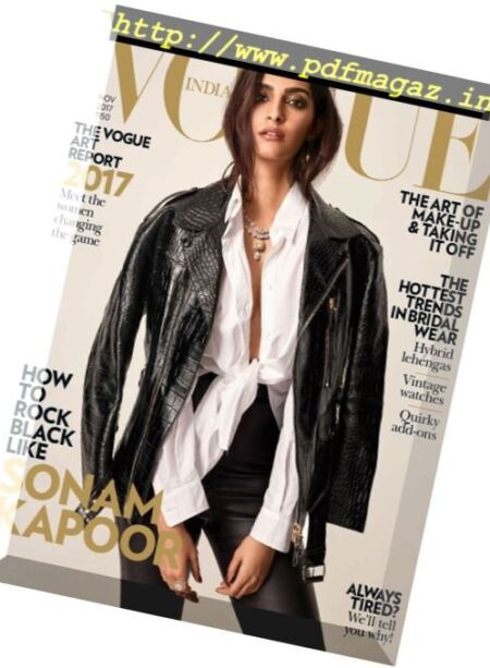 VOGUE India – November 2017 Cover