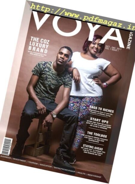 VOYA – November 2017 Cover