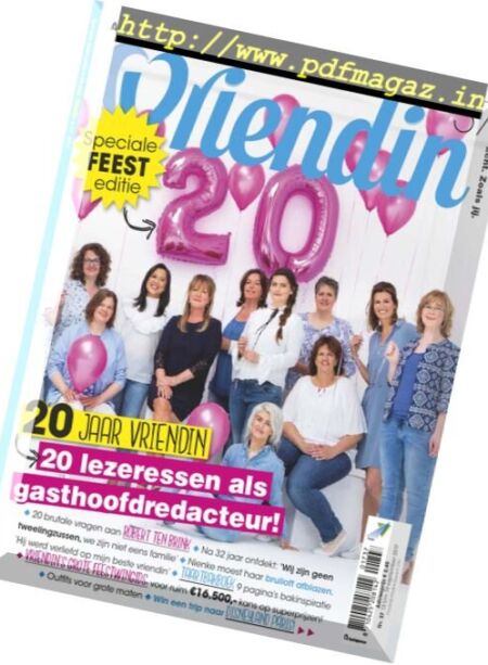 Vriendin – Nr.37 2017 Cover