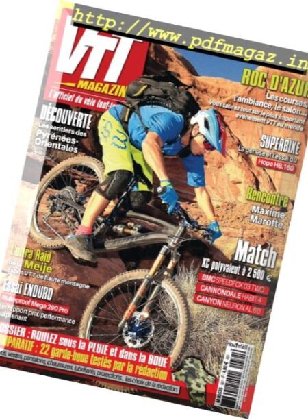 VTT Magazine – Decembre 2017 – Janvier 2018 Cover
