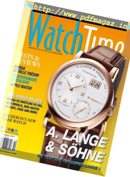 WatchTime – December 2015 Cover