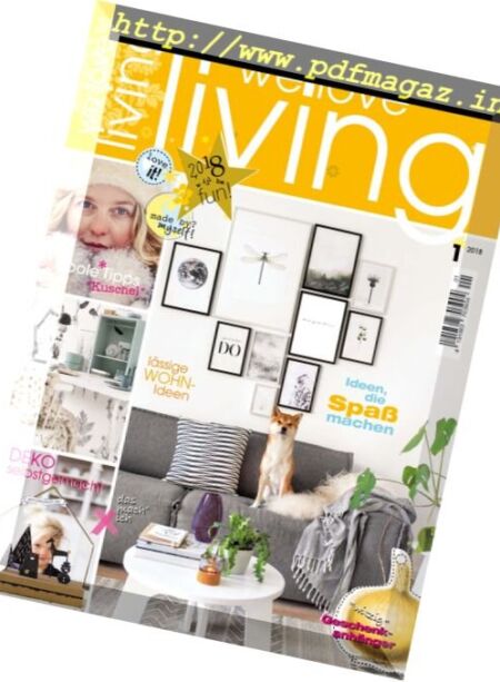 We Love Living – Dezember 2017 Cover