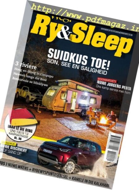 Weg! Ry & Sleep – November 2017 Cover