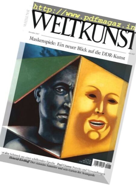 Weltkunst – November 2017 Cover