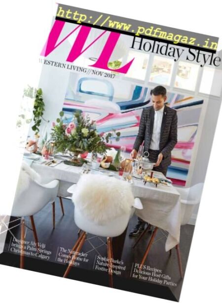 Western Living – November 2017 Cover