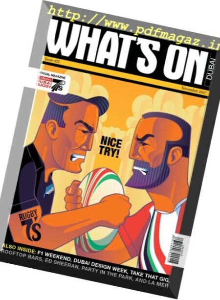 What’s On Dubai – November 2017 Cover