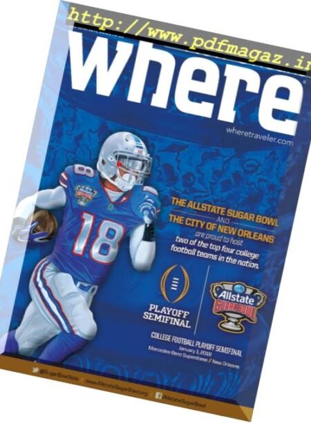 Where New Orleans – December 2017 Cover