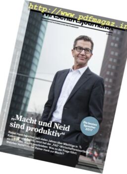 Wirtschaftsjournalist – November 2017