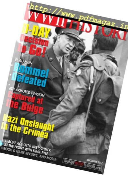 WWII History – December 2017 Cover