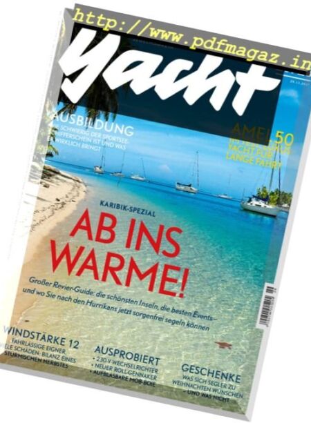 Yacht Germany – 29 November 2017 Cover