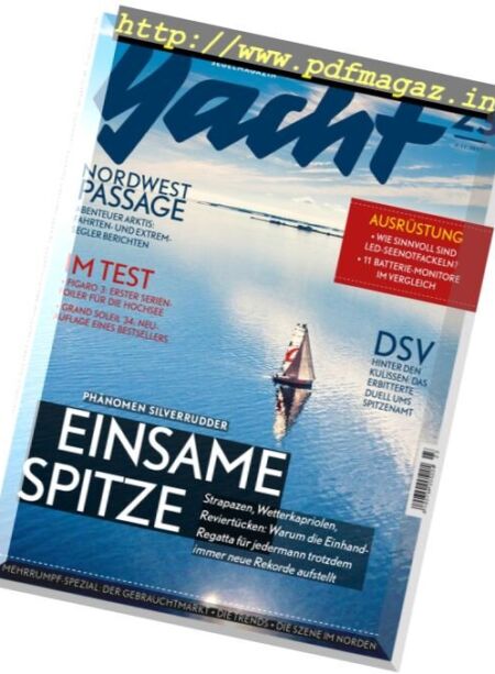 Yacht Germany – 3 November 2017 Cover