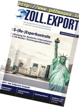 Zoll.Export – November 2017