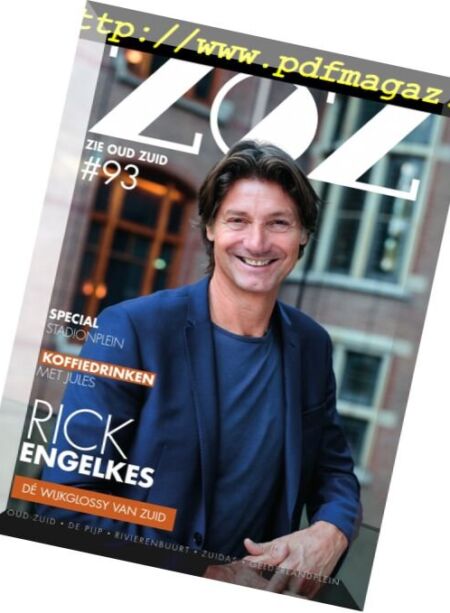 ZOZ – Zie Oud Zuid – November 2017 Cover